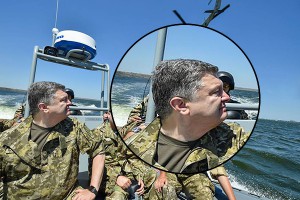 Петру Порошенко сплющили череп Петру Порошенко сплющили череп