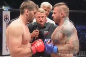 Минаков расправился с Мациевским за 20 секунд Виталий Минаков (на фото слева)