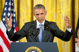 Обама испугался изменения климата Обама испугался изменения климата