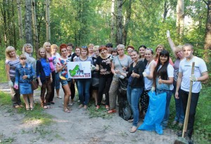 Горожане провели уборку на Чашином Кургане