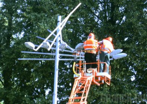 На Кургане Бессмертия проверены светильники