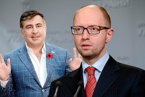 Ложь Саакашвили обидела Яценюка Ложь Саакашвили обидела Яценюка