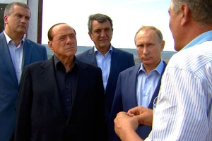 Путин предложил Берлускони парк в Крыму Путин предложил Берлускони парк в Крыму