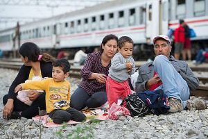 Хорватия перекрыла дороги из-за мигрантов Хорватия перекрыла дороги из-за мигрантов