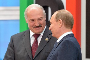 Лукашенко поздравил Путина с днем рождения Лукашенко поздравил Путина с днем рождения