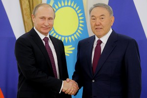 Путин и Назарбаев поделили Каспийское море Путин и Назарбаев поделили Каспийское море