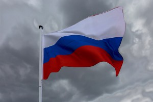 Над Аляской подняли флаг России Над Аляской подняли флаг России