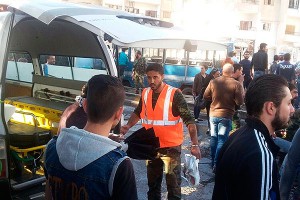 Взрыв студентов в Сирии (видео) Взрыв студентов в Сирии (видео)