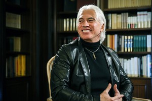 Хворостовский научил Табакова утиному селфи Хворостовский научил Табакова утиному селфи