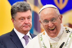Порошенко добавил Папе год Порошенко добавил Папе год