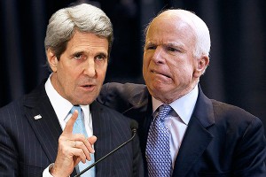 Маккейн набросился на Керри из-за России Маккейн набросился на Керри из-за России