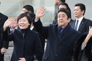 Премьер Японии кормил жену БАДом для собак Премьер Японии кормил жену БАДом для собак