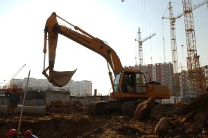 Бандиты в Москве угнали экскаватор Бандиты в Москве угнали экскаватор