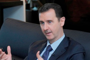 Асад поблагодарил российских солдат Асад поблагодарил российских солдат