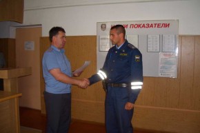 Лучшим инспектором ДПС Брянской области стал Юрий Волчков