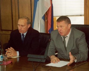 Путин наградил Жириновского орденом Путин и Жириновский