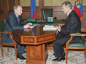 Николай Денин встретился с Владимиром Путиным Владимир Путин и Николай Денин