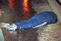 Пьяный пешеход сбит маршрутным такси