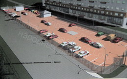Проект частной коммеческой автостоянки в Московском микрорайоне