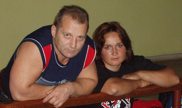 Победительница в весовой категории до 82,5 кг Ольга Харабаркина и ее тренер – заслуженный тренер России – Александр Алексеевич Коротченков