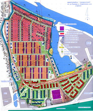 Генплан микрорайона Тихвинский